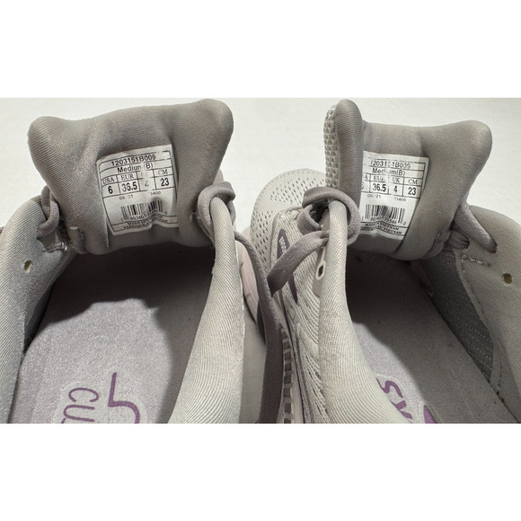 Brooks Ariel ’20 Oyster Alloy Grape Running Walking Shoes Womens Sz 6 - Picture 8 of 10